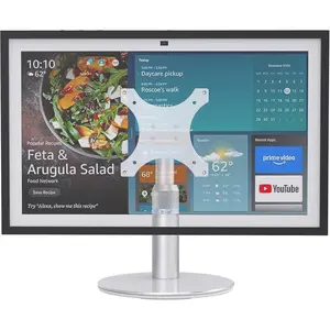 Tiltable Stand for Show 21 and 15 (1st, 2nd Gen), Rotatable Table Holder for Alexa 21, Metal Desktop Base for Echo 15