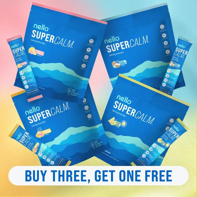 Nello Supercalm Travel Packets 4-Flavor Bundle
