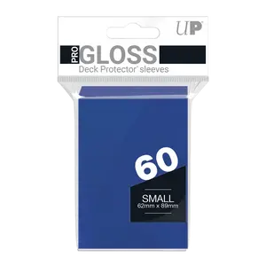 ULTRA PRO-Gloss Small DECK PROTECTOR® Blue Sleeves (60ct)