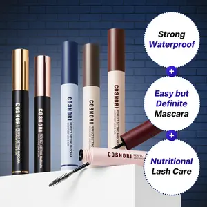 [COSNORI] Perfect Setting Waterproof Mascara (0.24 fl.oz.) | Smudge-Proof Eye Makeup for Long-Lasting, Clump-Free Volume