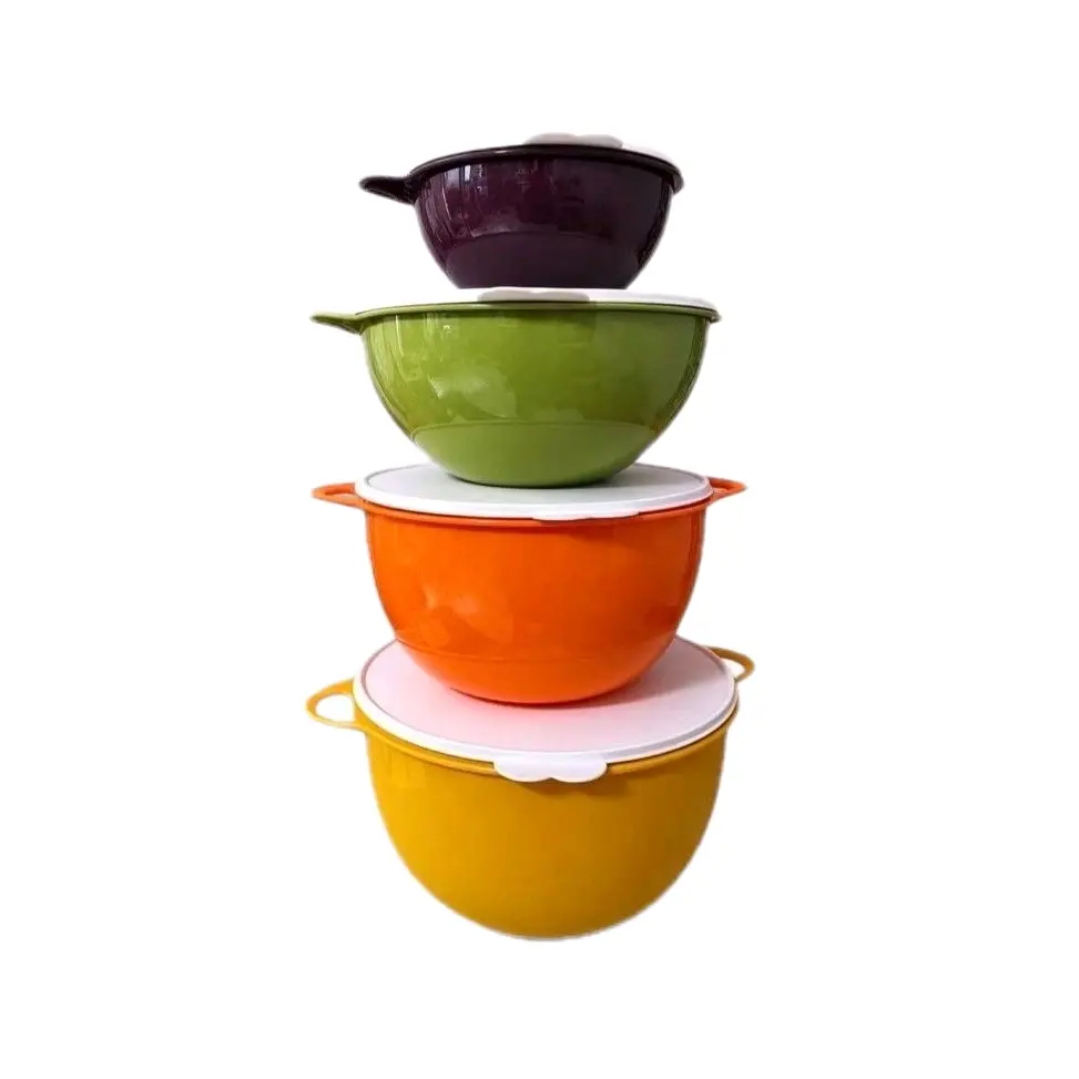 Tupperware Retro Tableware Bowls, 4-Piece Kitchen Storage Bowls