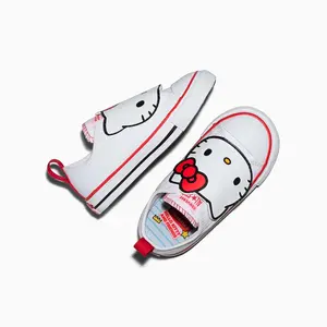 Converse x Hello Kitty Chuck Taylor All Star One Strap Easy-On Sneaker (Toddler - White) Converse x Hello Kitty Chuck Taylor All Star One Strap Easy-On Sneaker (Toddler - White)