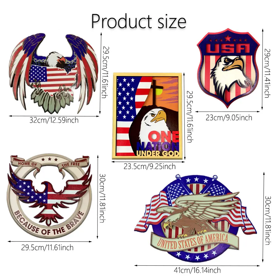 USA 250th Anniversary Commemorative American Eagle & Patriotic Symbols  Wall-mounted bald eagle figurine, the best gift for your family- Perfect for Home/ Office Decor, Ideal Gift for Family, Friends,  America 250 Merchandise for Celebration & Gifting