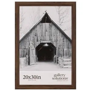 Gallery Solutions 20"x30" Wall Photo Frame Brown