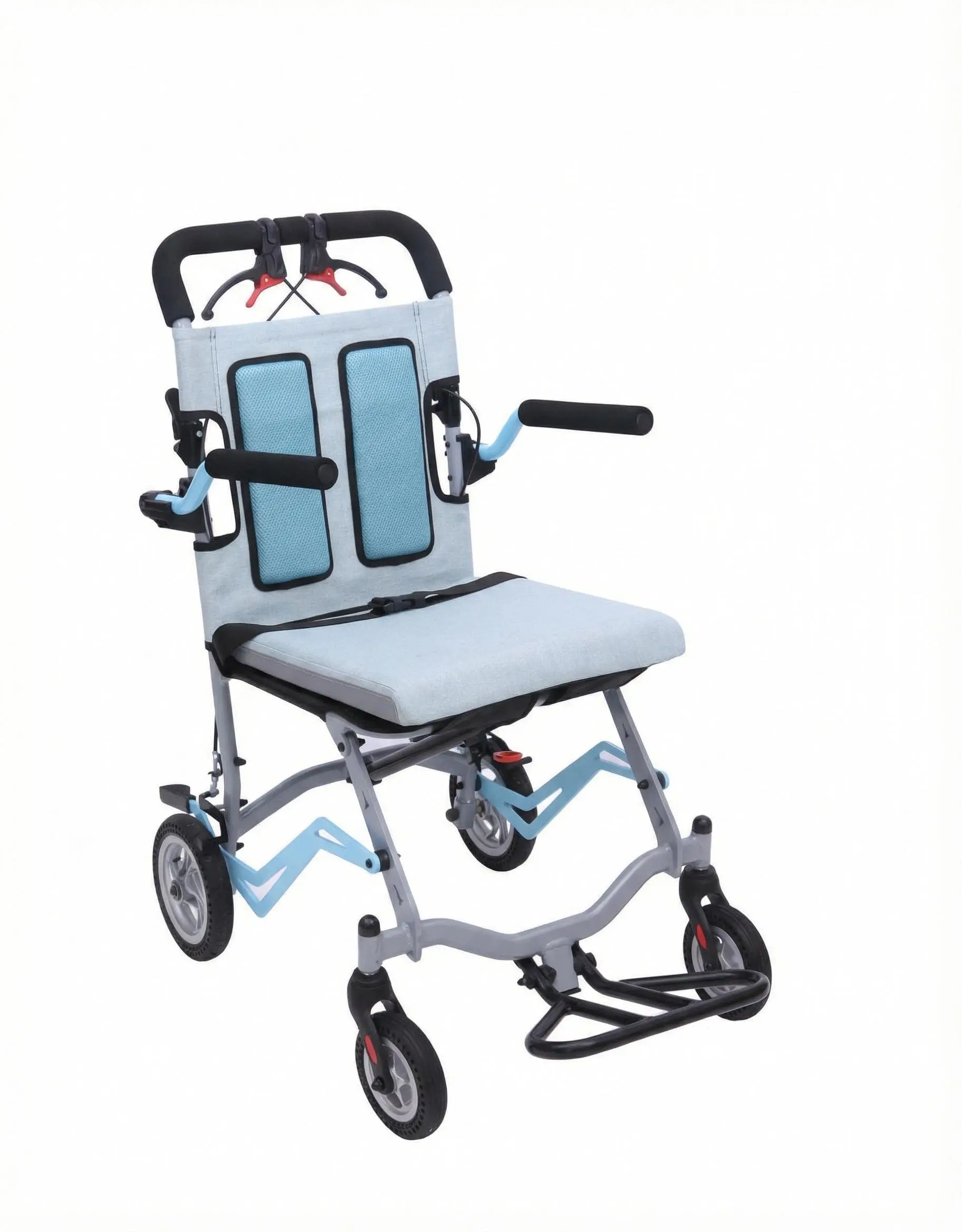Gaomon Hydraulic Lift Patient Transfer Chair - Healthcare Equipment with 180° Split Seat Easy Access, Toilet Seat Frame, Fall Prevention, Adjustable Armrest, Removable Bucket, Lift with Less Strain, Durable Wipe-Clean Home Care Bathroom Safety Furniture