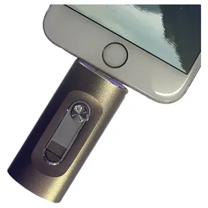 [High Speed Photo Stick] High Speed 3-IN-1 Photo Stick for iPhone, Thumb Drive USB 3.0 Memory Storage, OTG Flash Pen Drive with Free Type-C Adapter for Android Phones/PC and More Devices