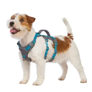 Huntboo Reflective Dog Harness with Handle, No Slip & Escape Proof, Lightweight & Breathable Lift Harness for Small to Large Dogs, Ideal for Walking, Training & Running