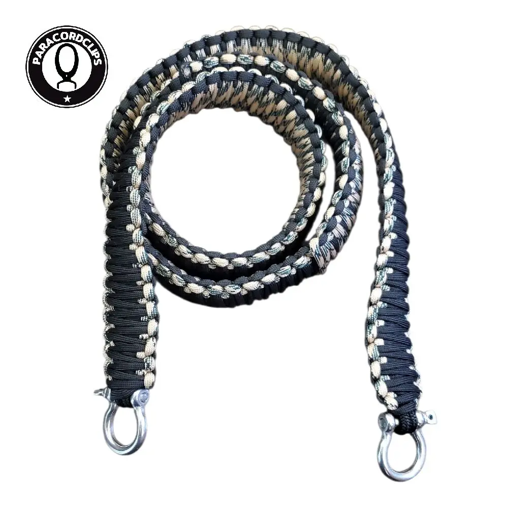 BLACK AND DESERT CAMO PARACORD STRAP BLACK AND DESERT CAMO PARACORD STRAP
