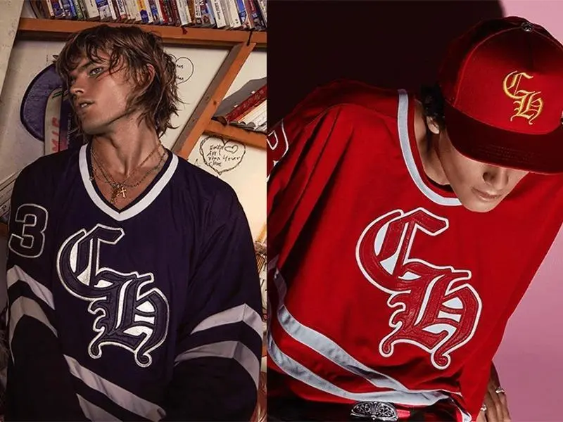 LIMITED 2026 C Hearts Debuts Hockey Jerseys TRENDY 2025  - Chrome H Black CH-Logo Cross Patch Hockey Jersey -CH Luxury Brand Jersey - Perfect Gift