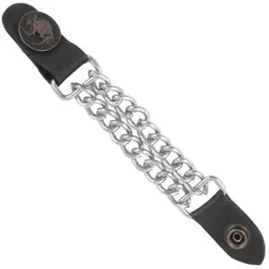 Buffalo Nickel Leather Vest Extender Motorcycle Biker Chain