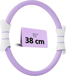 14" Pilates Ring with Foam Handles – Home Fitness Gear for Women