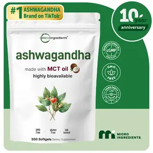 Micro Ingredients Ashwagandha Supplements 6,000mg Per Serving Micro Ingredients Ashwagandha Supplements 6,000mg Per Serving