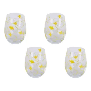 Temp-tations Set of (4) Stemless Wine Glasses