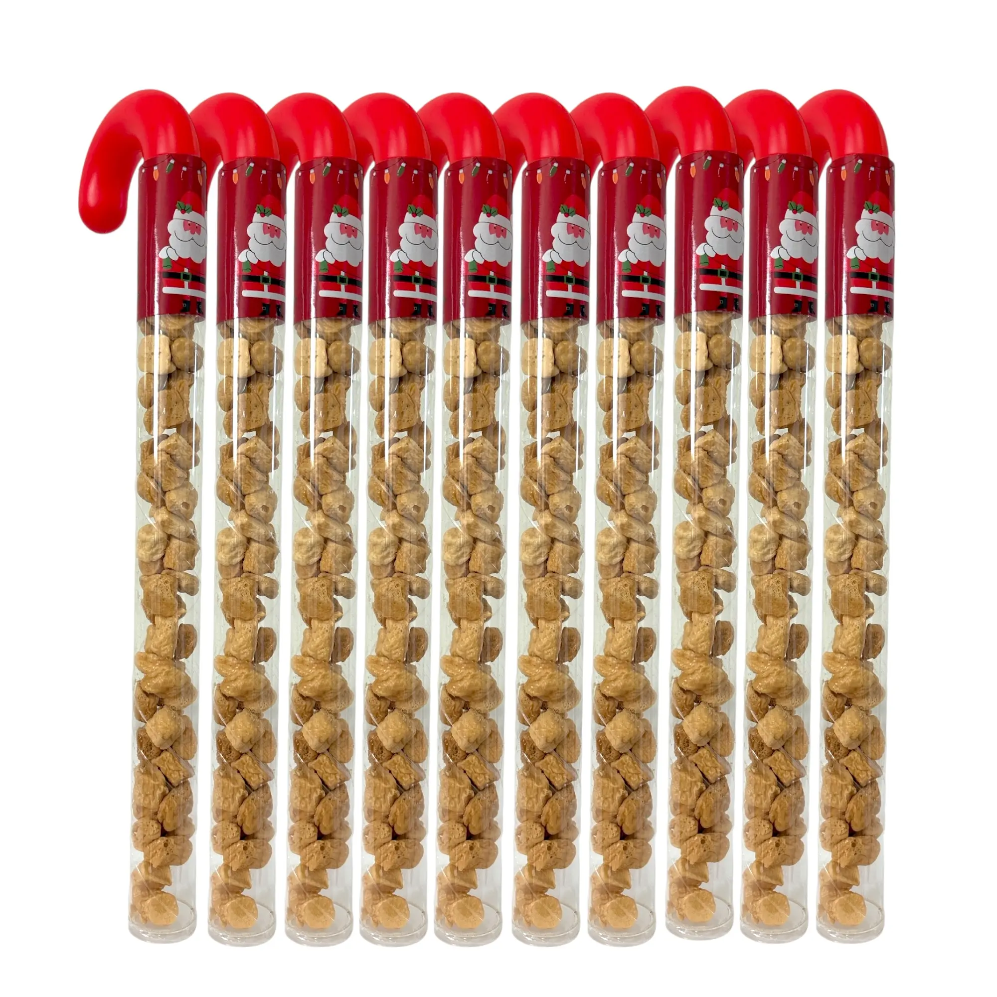 G-BOX Candy Cane Caramel Mini Marshmallow Pack - 10 Freeze Dried Candy Canes