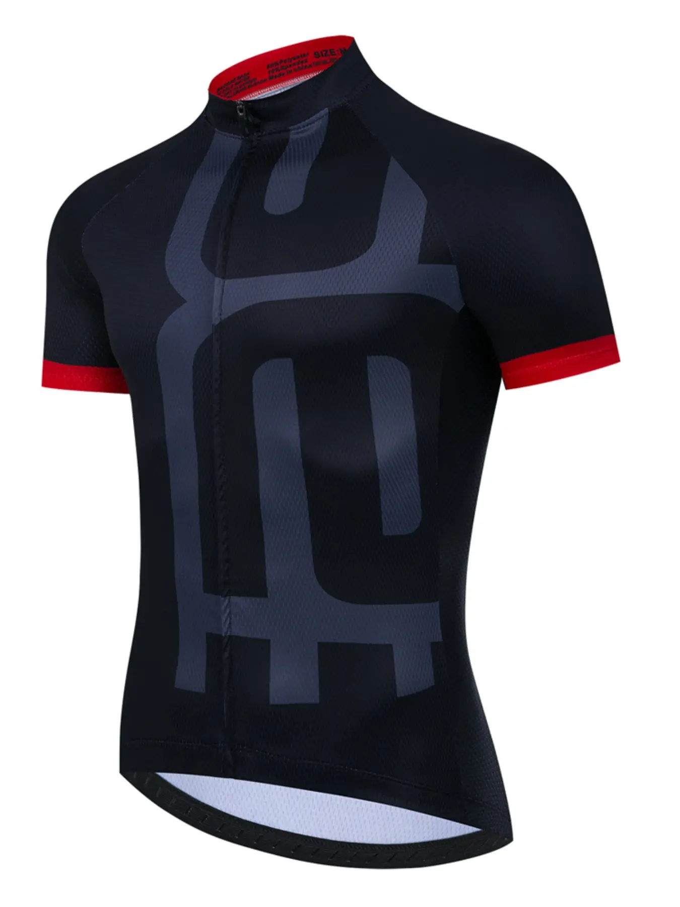 Summer Cycling Jersey Short Sleeve Top, Lightweight Jersey, Ultra-Light Road Bike Outdoor Mountain Sports Wear, Sporty Slim-Fitting Print Pattern