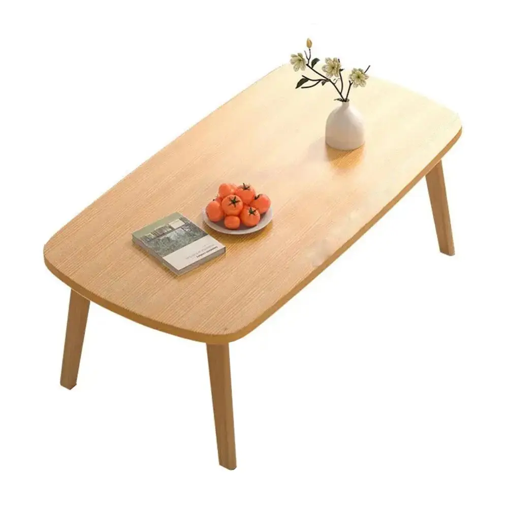 【Christmas Gift】Folding Coffee Table Collapsible Wooden Mini Desk Multifunctional Foldable Coffee Tables for Small Spaces Study Bedroom Living Room Kitchen Home Office