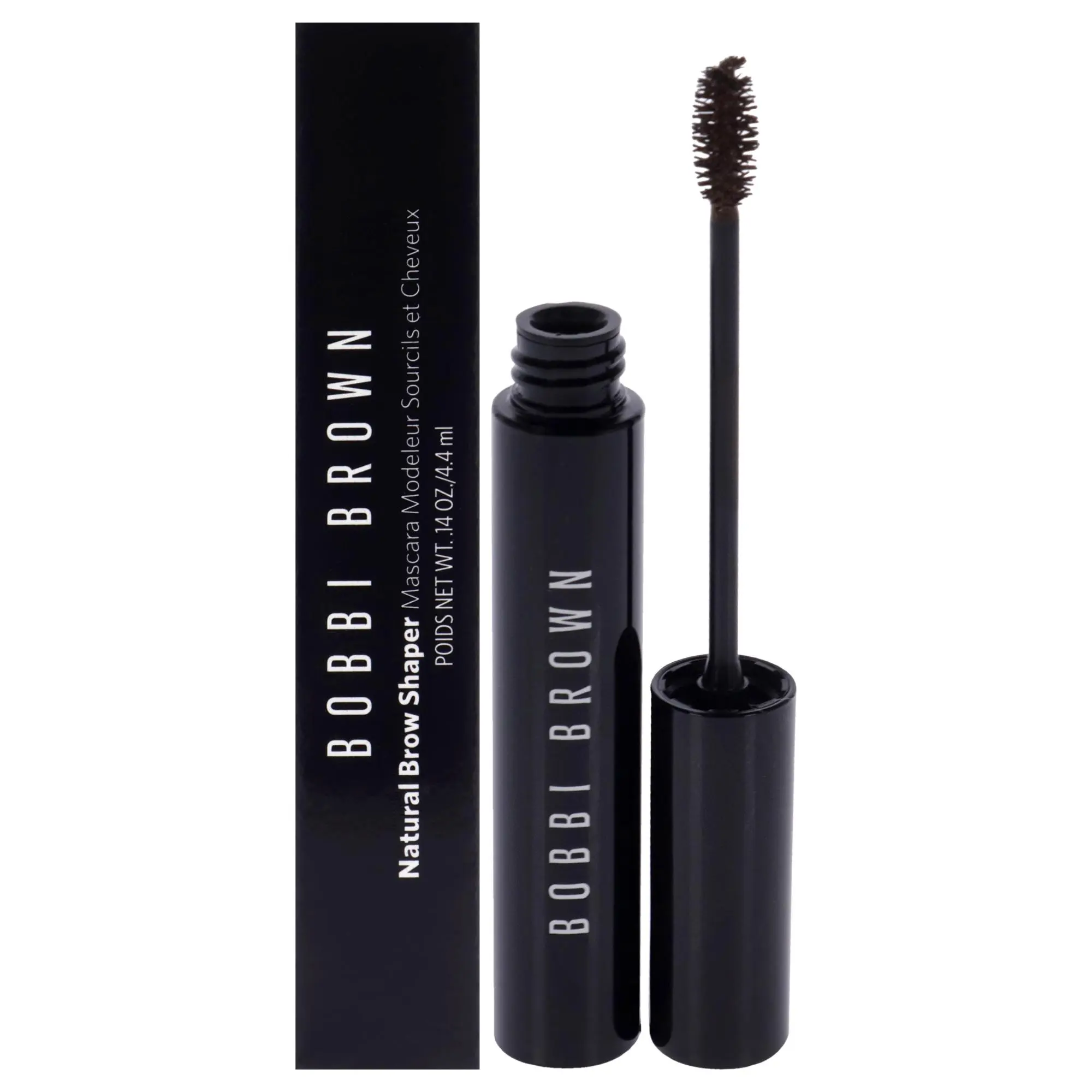 Bobbi Brown Natural Liquid Brow Shaper Mascara - 8 Rich Brown, 0.14 fl oz Tube, Single Unit Women's Makeup for Natural Makeup Look, Shape & Define Brows