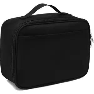Lunch box Insulated Soft Bag Mini Cooler  to School Thermal Meal Tote Kit for Girls, Boys, Black