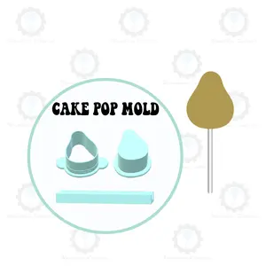 Avocado Cake Pop Mold | Deluxe Cutter, Popper, and Tray Option
