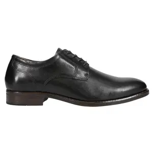 Johnston & Murphy Mens Lewis Plain Toe Oxford Dress Dress Shoes - Black