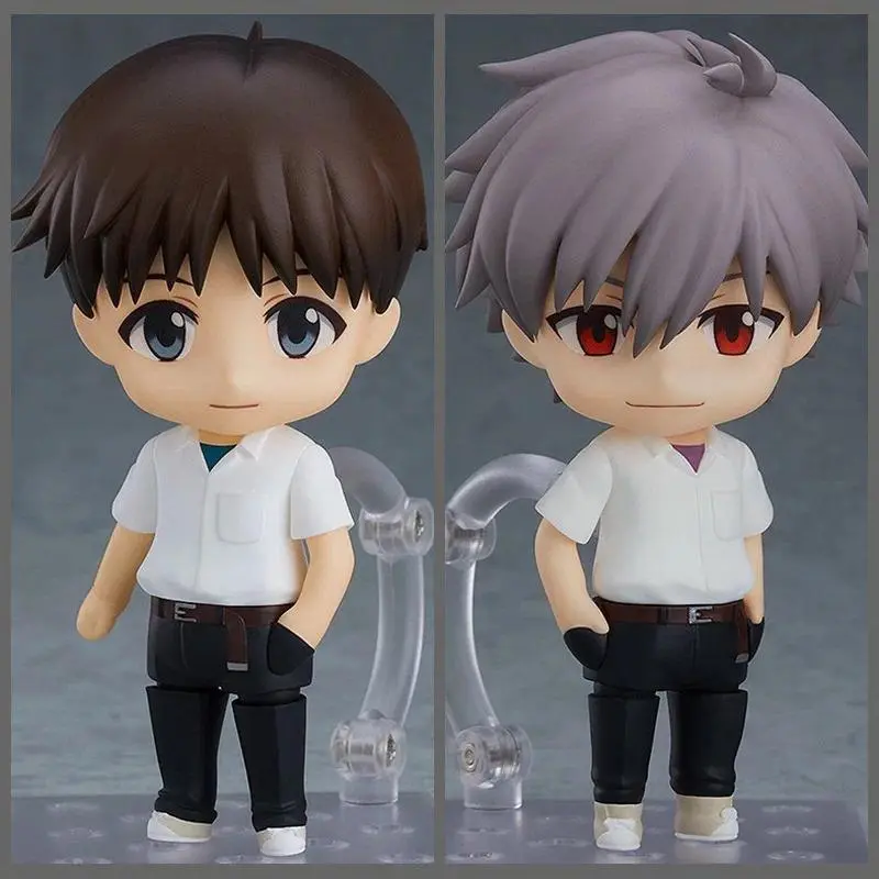 100% New Approx 10cm Anime & Manga Action Figure Set - Ikari Shinji 1260, Nagisa Kaworu 1261, Collectible Model Toy for Friend Gifts