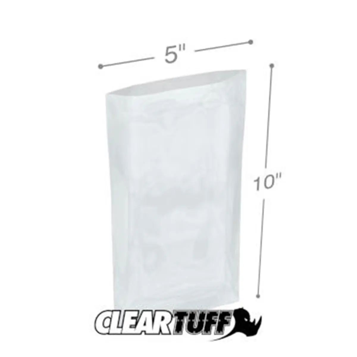 International Plastics PB10510 5 x 10 in. Clear Poly Bags, 0.00125 Gauge - Case of 1000