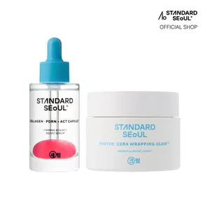 STANDARD SEOUL Firming Bouncy & Glass Skin Glow Duo (Serum + Cream)