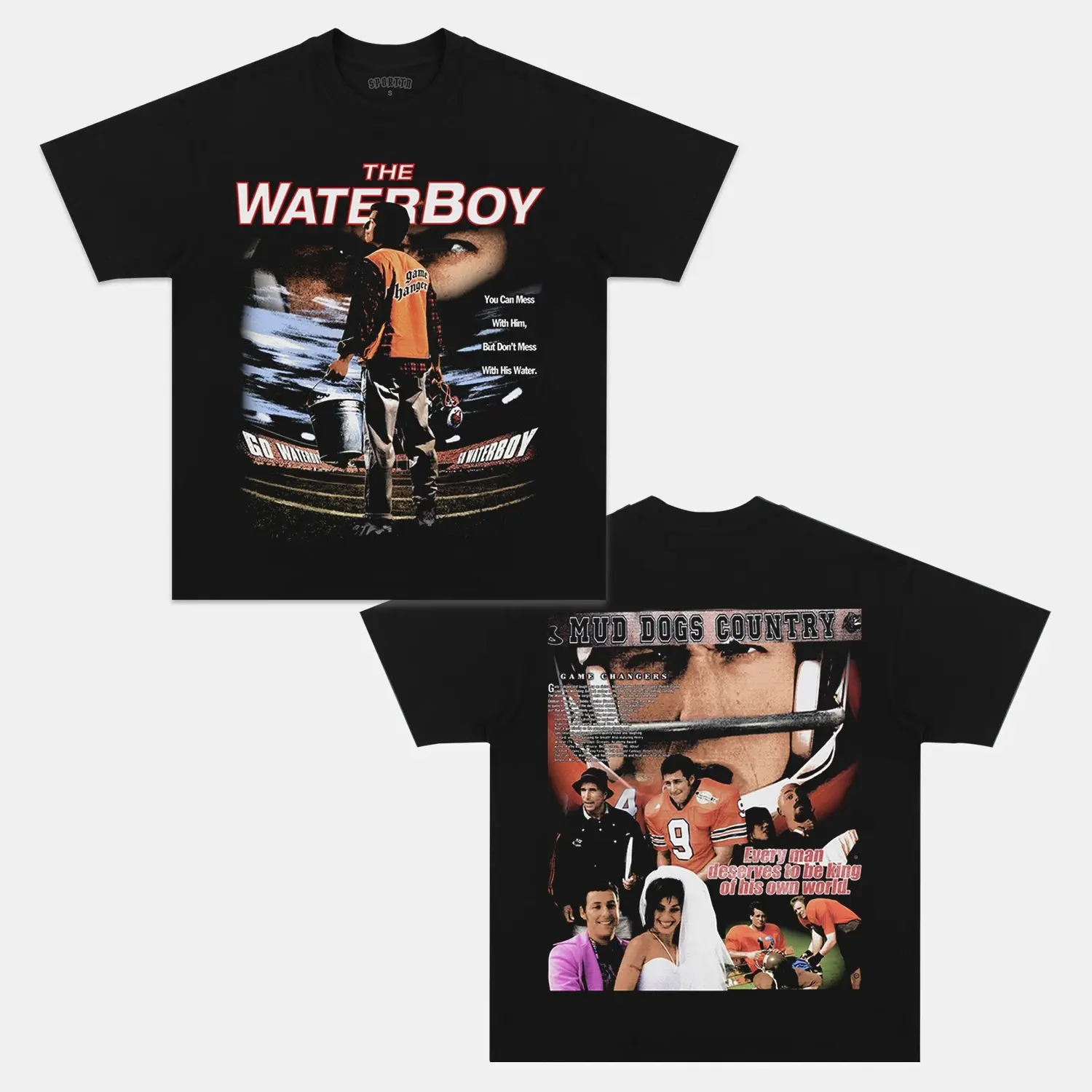 The Waterboy Double Sided Shirt, Unisex Shirt, Using 100% Cotton, Gift For Fans