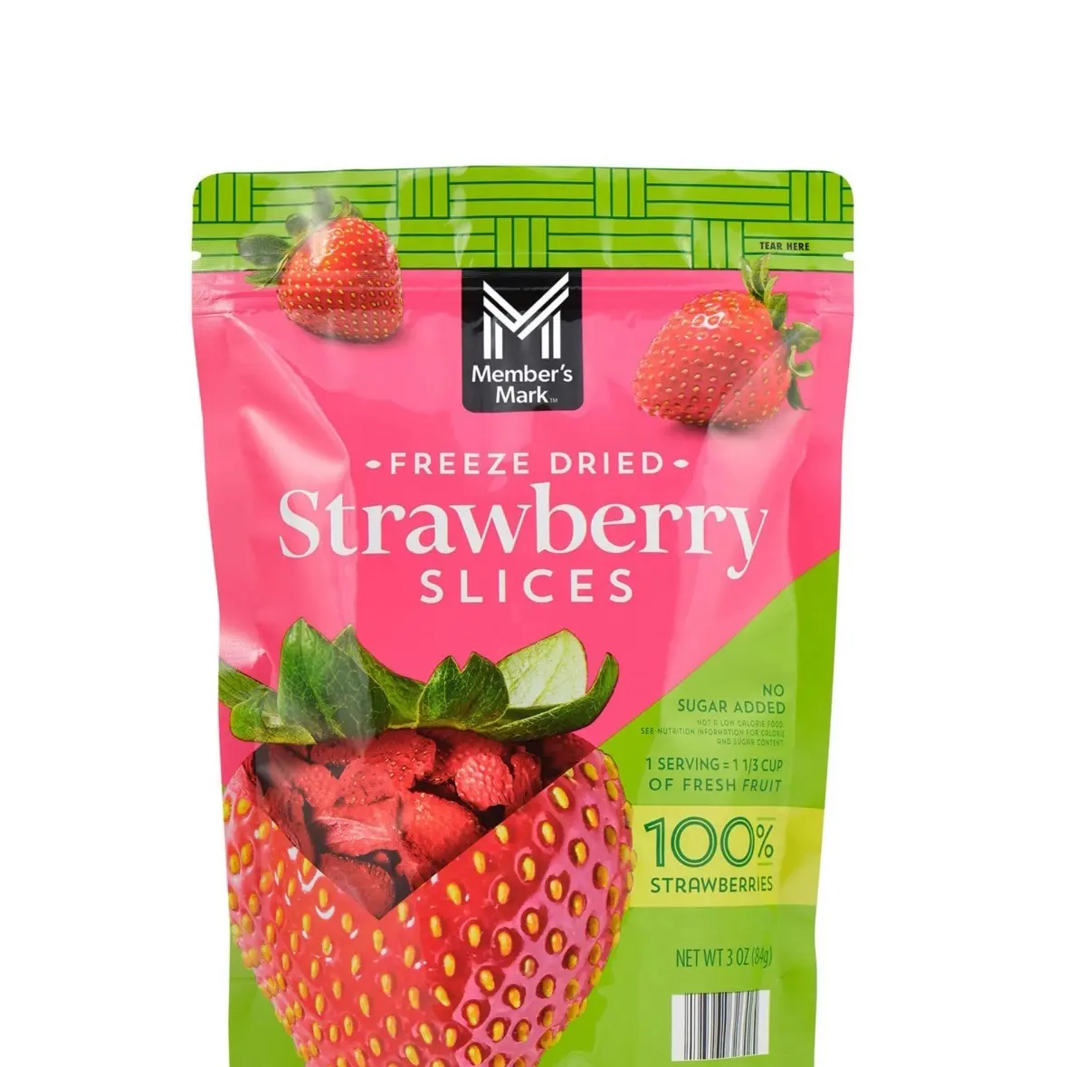 3 OZ Dried Strawberry Slices - Perfect Snack for Your Cravings - Dry 3 OZ Dried Strawberry Slices - Perfect Snack for Your Cravings - Dry
