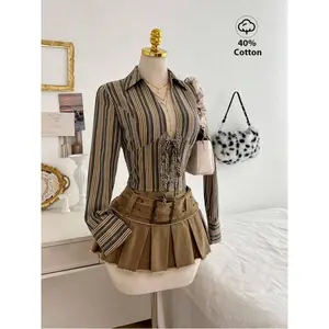 Women's Striped Shirt, Autumn