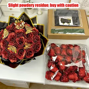 Artificial Rose Bouquet, 11/36 pcs DIY Romantic Faux Rose Flower Bouquet, Decorative Flowers for Home, Parties, Weddings, Anniversaries and Festivals, Artificial Roses Bouquet