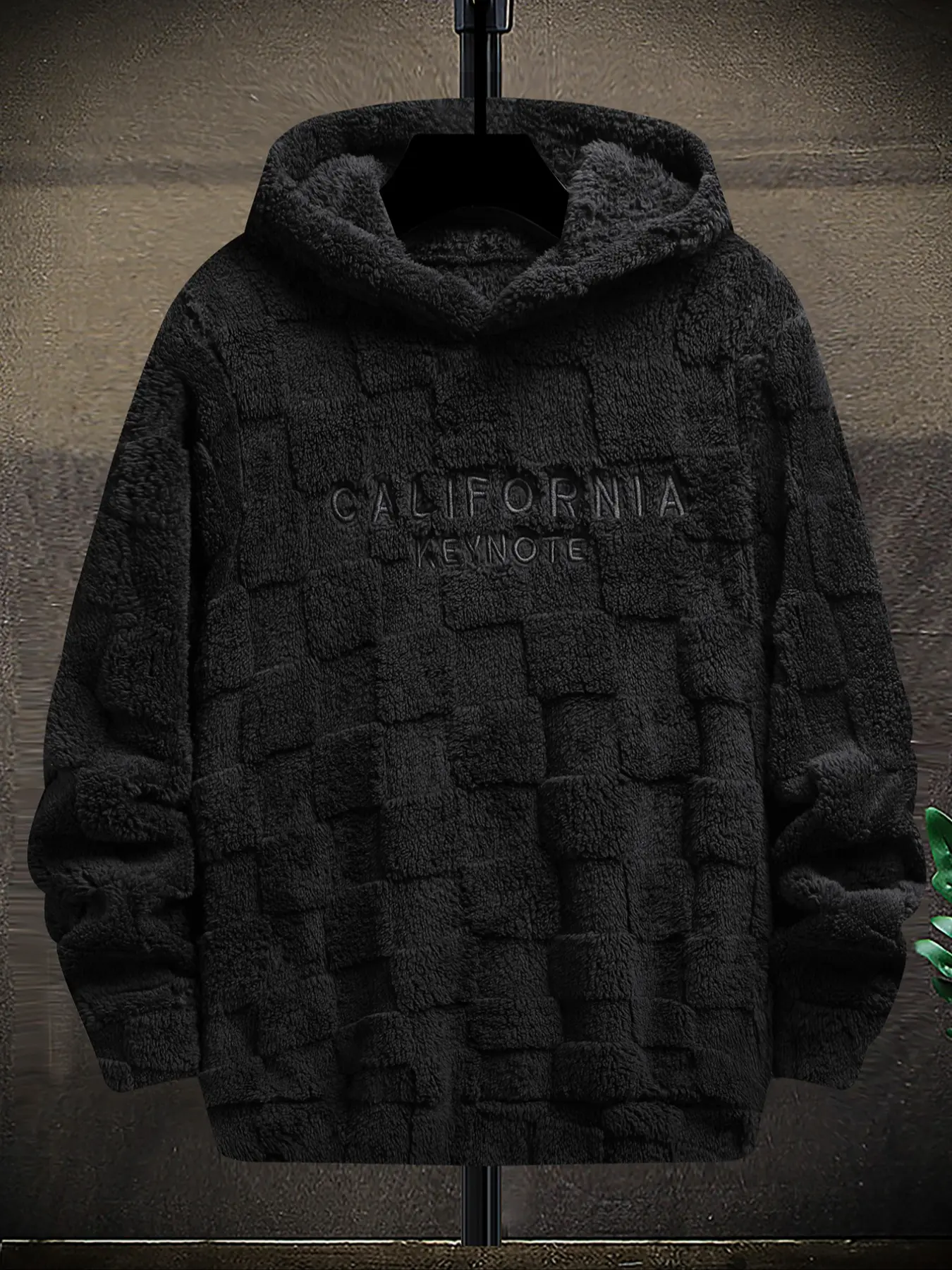 Men's Casual Hooded Sweatshirt, Fall Winter Warm Sports Pullover, Long Sleeve Drop Shoulder Design, Comfortable Outdoor Wear