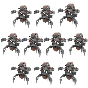 10Set Moc Space Destroyer Droideka Sets The Clone Robot Destroyer Fighting Building Block Army Weapons Bricks Troopers For Gift