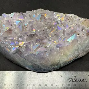 Large 8.0” inch Angel Aural Amethyst Polished Specimen Reiki