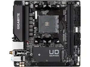 GIGABYTE A520I AC mITX AM4 Direct 6 Phases Digital PWM with 55A DrMOS, GIGABYTE Gaming GbE LAN, Intel WiFi+Bluetooth, NVMe PCIe 3.0 x4 M.2, 3 Display Interfaces, Q-Flash Plus, RGB Fusion 2.0, Motherboard