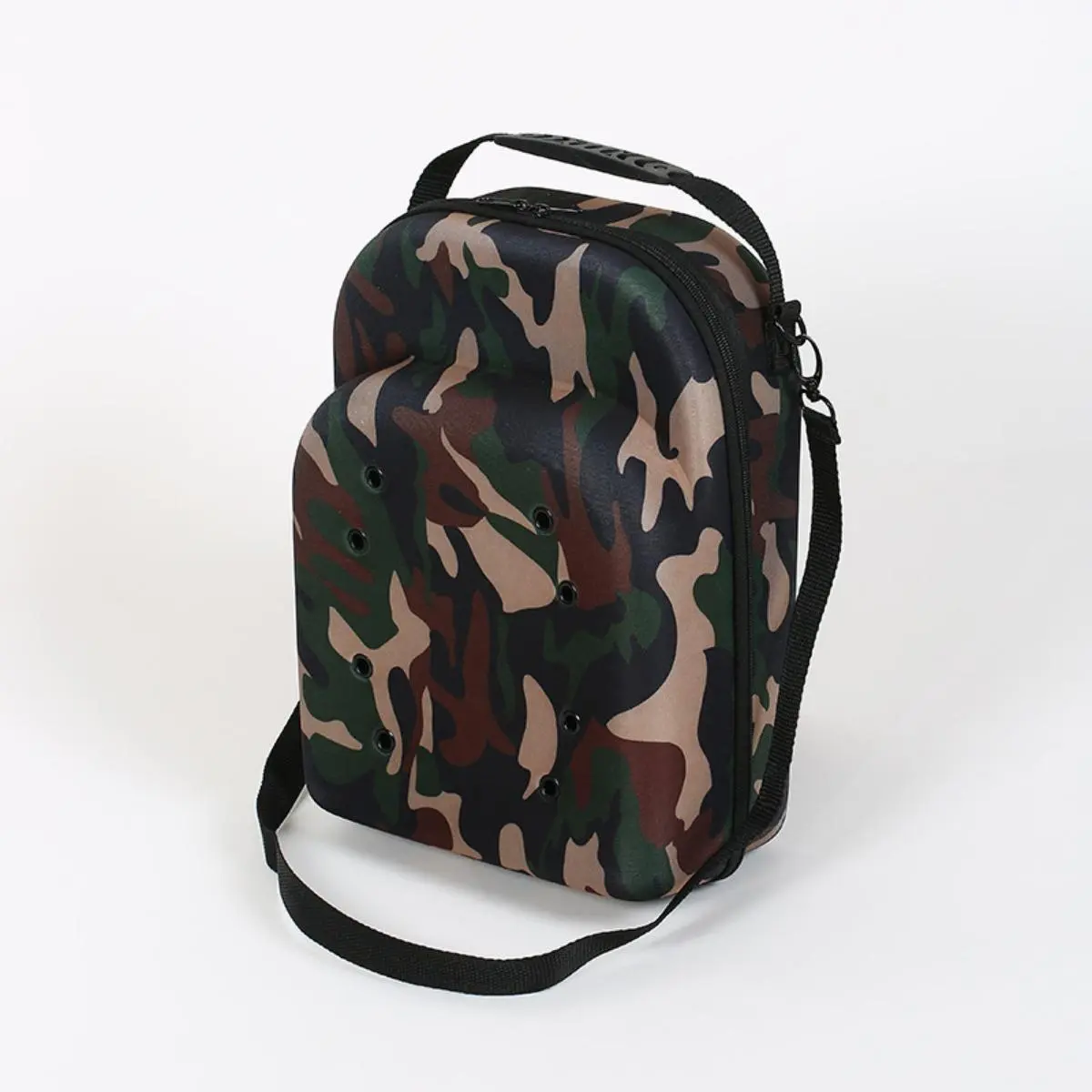Camouflage Crossbody Bag Holds 6 Caps Hat–Portable & Waterproof & Breathable Organizer Carrybag for Sports, Work, Everyday,Baseball Cap Tote Bags messenger bag Shoulder Bag Travel Chest Bag