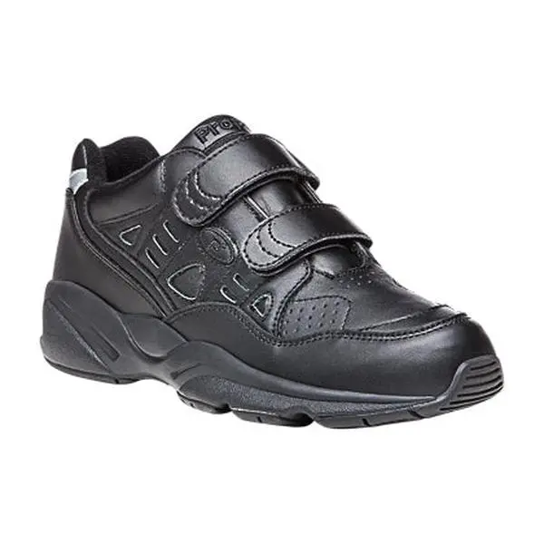 Propet Stability Walker Strap Black Shoes
