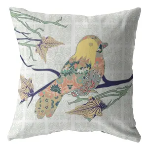 HomeRoots 412156 26 in. Light Green Sparrow Indoor & Outdoor Throw Pillow