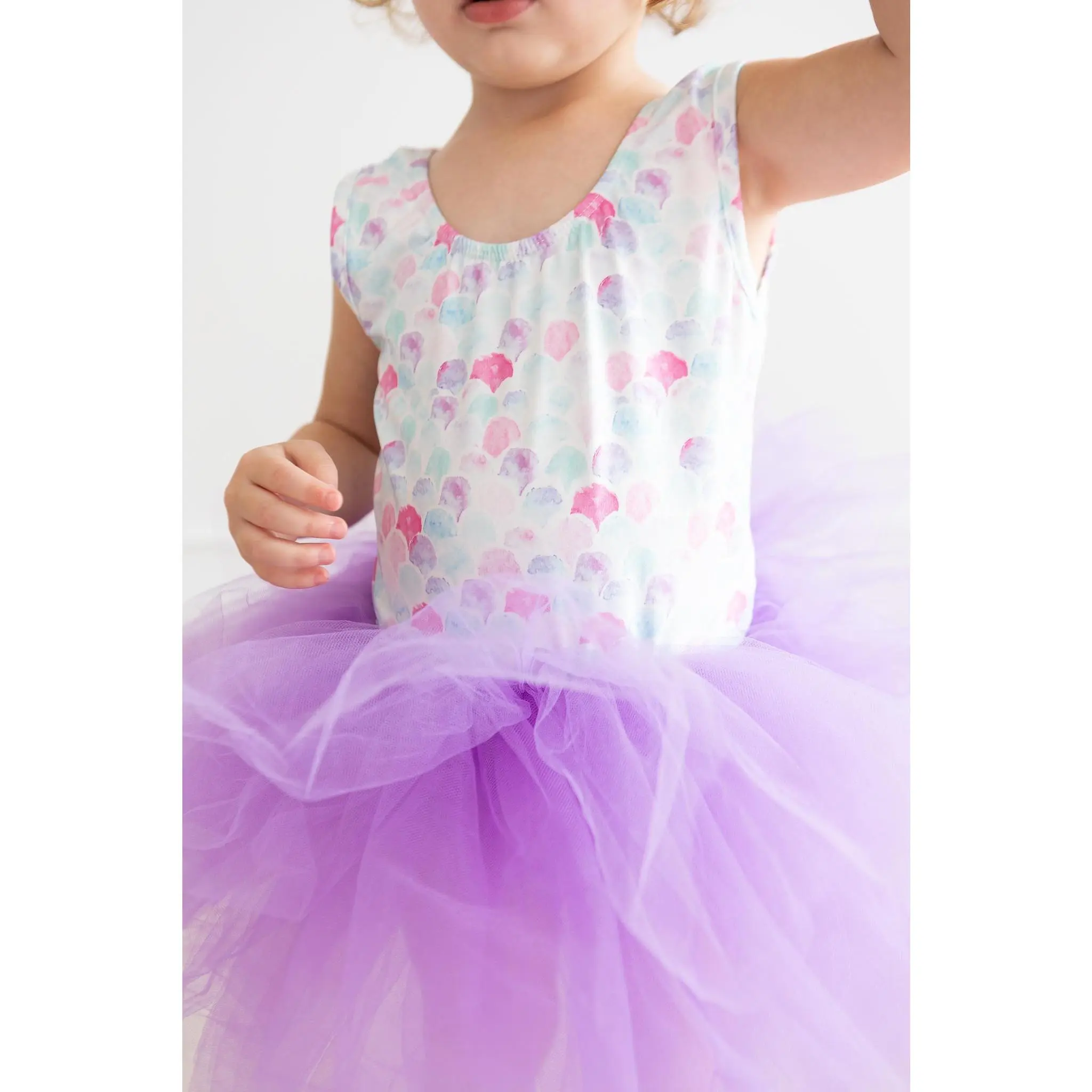 Mermaid Scales Tank Tutu Leotard