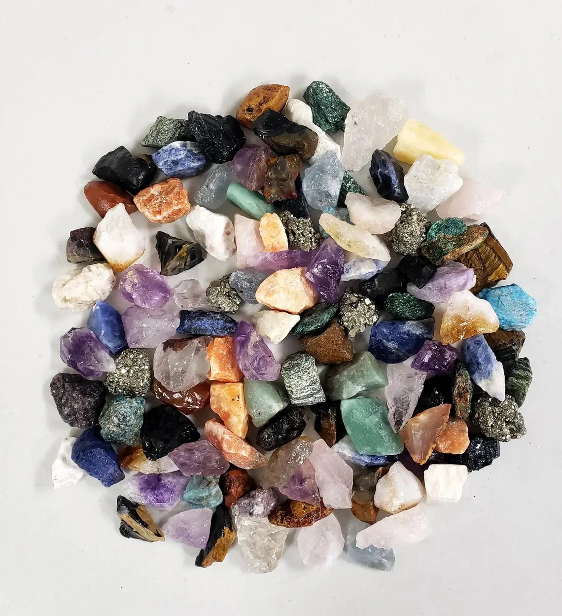 Assorted Crystals Bulk Mix for Tumbling, Jewelry Making & Decor