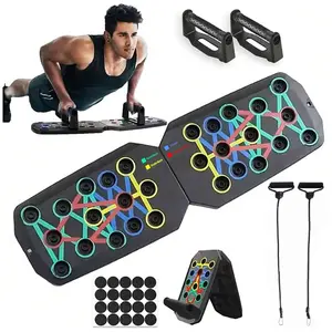 Multifunctional Home Gym Equipment Ergonomic Push-Up Training Board for Enhanced Chest & Shoulder Strength ABS Material 660lb Capacity Ideal for Fitness Enthusiasts Foldable Design