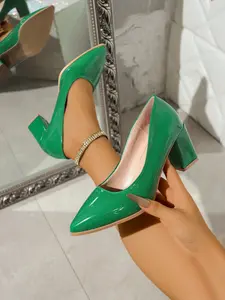 Women's High Heel Shoes Pointed Heels Spring Summer New Style Classy Stylish Elegant PU Material Rubber Sole Less Than Ankle Casual Plain Design Fashionable Women Footwear