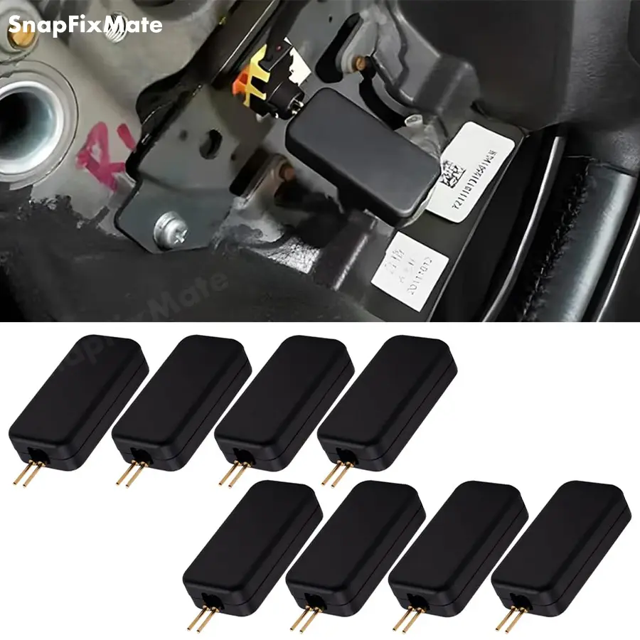 GJANSH 8PCS Car SRS Airbag Simulator Tester, Universal Airbag Bypass Resistor, Fault Finding Maintenance and Repair Tool, Auto Air Bag Diagnostic Scanner Testing Instrument for SUV Truck, fathersdaygift