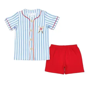 Summer Baseball Embroidery Set