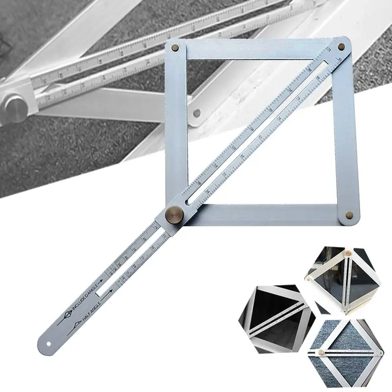 Premium Digital Angle Finder Tool - 0.1 Precision Stainless Steel Protractor with Scales, Aluminium Alloy, 10 to 170 Range, Easy to Carry, Locks in Angles | Miter Saw Bevel Gauge for Woodworking, DIY Lovers | 24H Shipping, Carpentry
