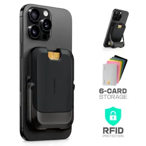 SUPCASE Magnetic Wallet with Stand for iPhone 16/15/14/13/12 | Holds 6 Cards, RFID Blocking, Strong MagSafe Lock (3000g) – Compatible with MagSafe Cases