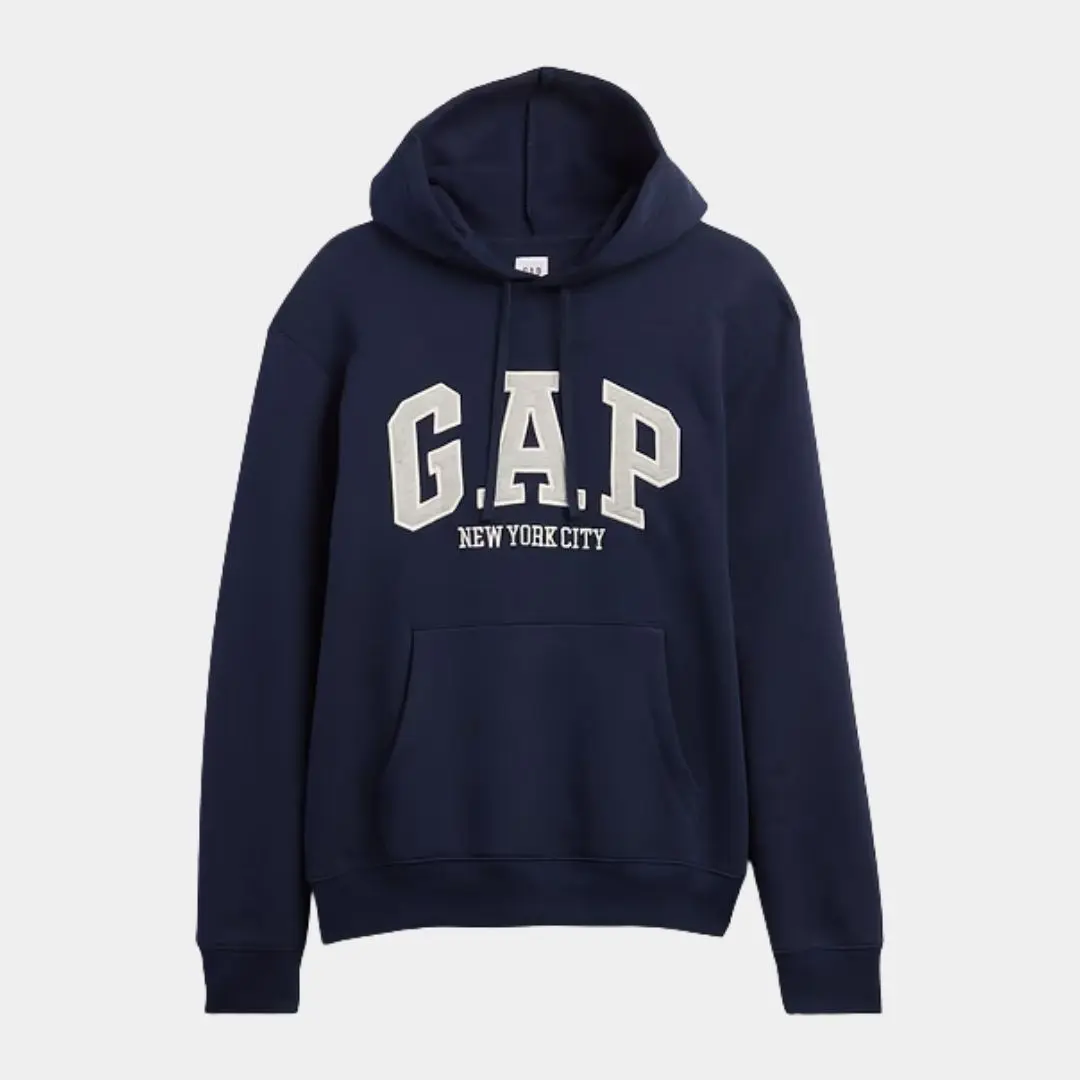 GAP Unisex Relaxed Gap Logo Hoodie