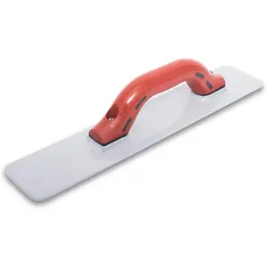 Cast Magnesium Hand Float, 16 Inch x 3-1/8 Inch, Concrete Float, Concrete Finishing Tool, Provides a Smooth Finish, DuraSoft Handle, Standard Handle Style, Made in The USA, 148D