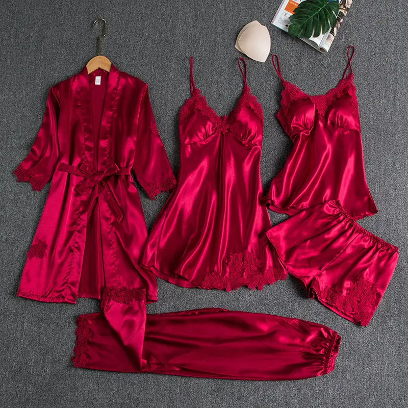 Women's Silk Pajama Set