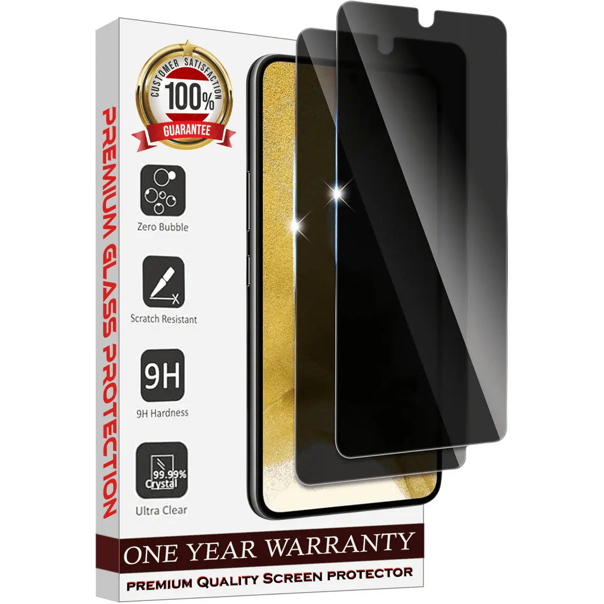 Entronix Case Privacy Screen Protector for Galaxy A71 Protector, 2 PACK Anti-Spy Tempered Film Protection Durable